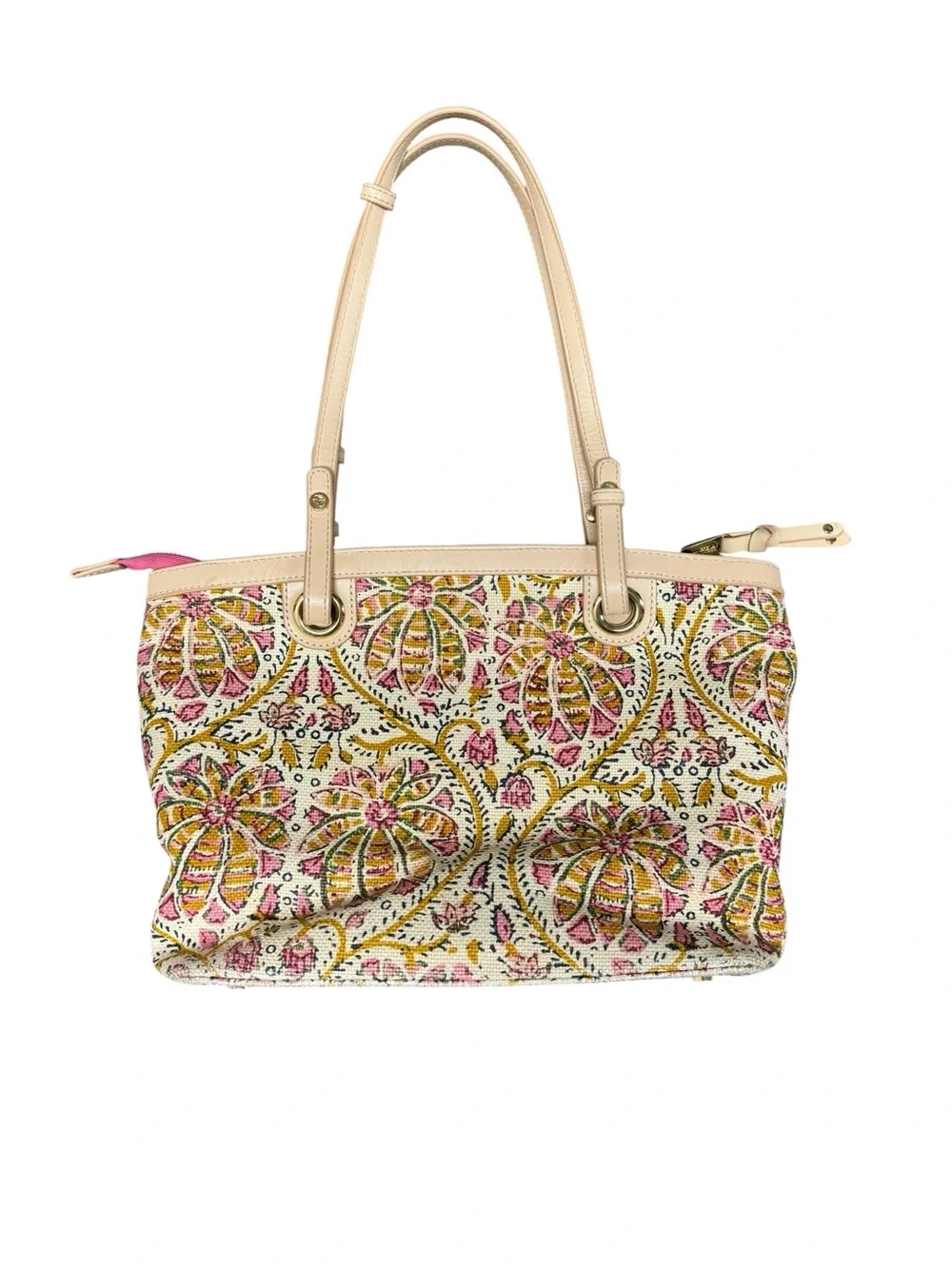 Spartina 449 Pepper Hall Tote Shoulder Bag Handbag Zip Top Purse